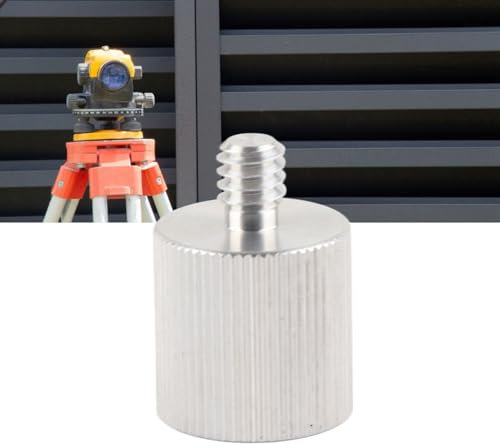 SustVita Leveller Tripod Adapter, Tripod Screw Adapter, 5 / 8in to 1 / 4in Bracket Accessory for Tiger Levels & Equipment