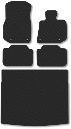 Compatible with Rubber Car Mats for BMW X3 (2024+) 5mm | Heavy Duty Rubber Tailored Fit Floor Mats Full Coverage Durable Waterproof Accessories Easy Clean Anti Slip Made in the UK