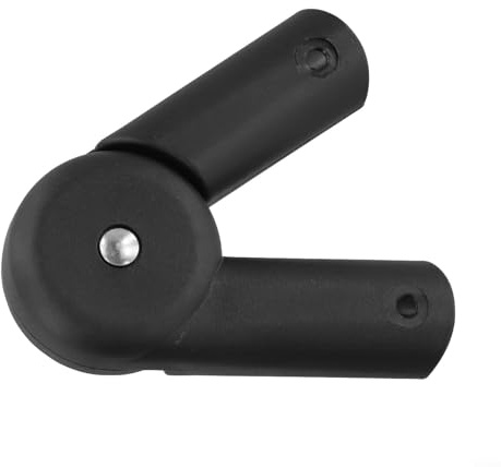 Klappwagen-Griffgelenk, 22 mm ID 210 ° Biegung, Kunststoff, Schubstangenverbindung für Campingwagen, Trolley, Ersatzteile, Schwarz