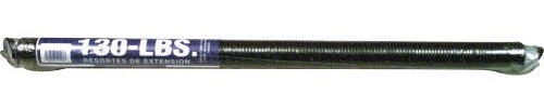 Prime-Line GD 12193 Ressort d'extension de porte de garage sectionnelle avec câble de sécurité 59 kg, pointe noire, lot unique