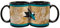Memory Company NHL San Jose Sharks 11-Ounce schwarz Nostalgie Tasse (2 Pack)