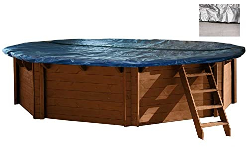 Interline 50540252 Winter Abdeckplane 8-eckig, 5,30m, Blau
