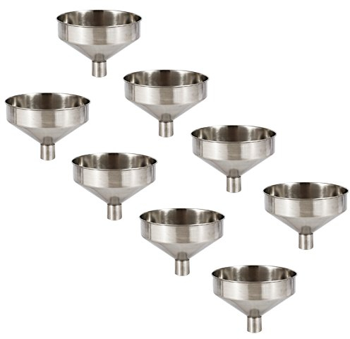 Cosmos® 8 pz in acciaio INOX mini fiaschetta imbuto/vino pot filler