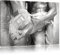 Sexy couple en jeans Photo sur toile | taille: 120x80 cm | Peinture murale | Art Print | prêt couvert