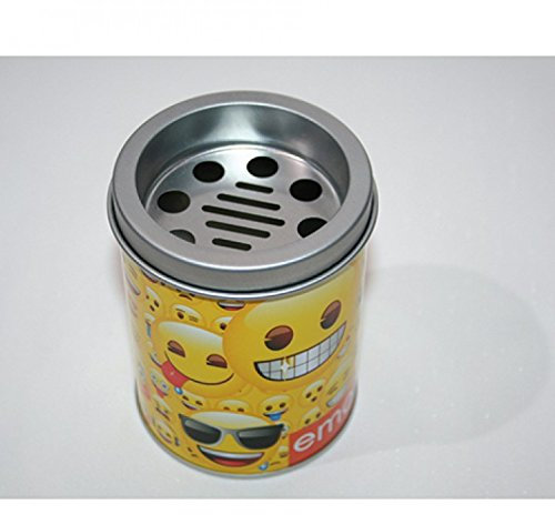 13357 Metall-Windascher 10,5x 7,6cm, EMOJI Lizenz-Ware!