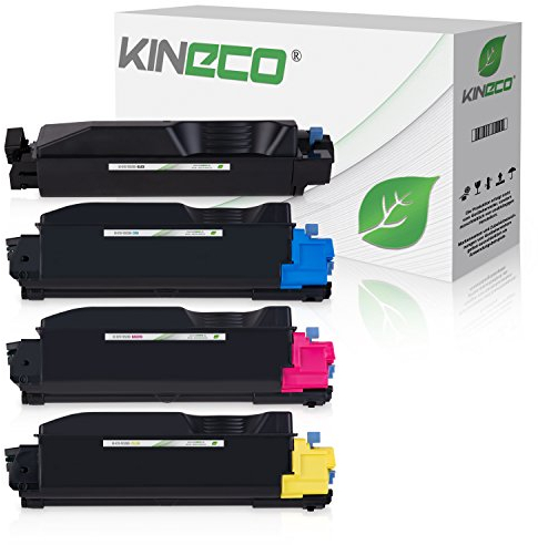 Kineco 4 Toner für Kyocera TK-5280 1-1-1-1 Black 13000 Seiten, CMY je 11000 Seiten