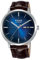 Pulsar Automatik Herren-Uhr Edelstahl mit Lederband PL4043X1