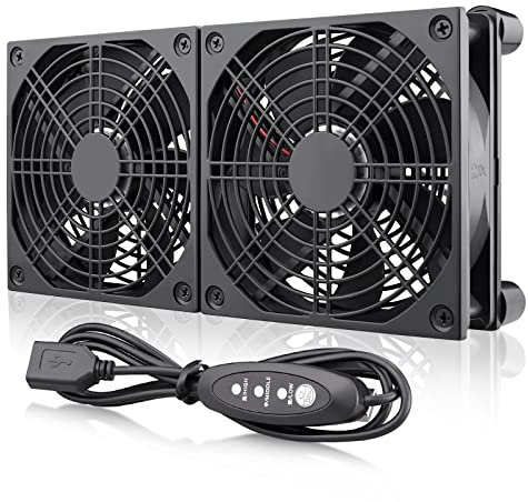 Wathai High Airflow Router Cooling Fan for Computer Cooler TV Small Box DC 5V USB Power 120mm 240mm Fan with Multi Speed Controller