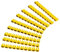 MC POWER - Kabelmarker Kabelmarkierer Clips | für Kabel bis 3mm, bedruckt mit Buchstaben A-B-C, 90er-Pack
