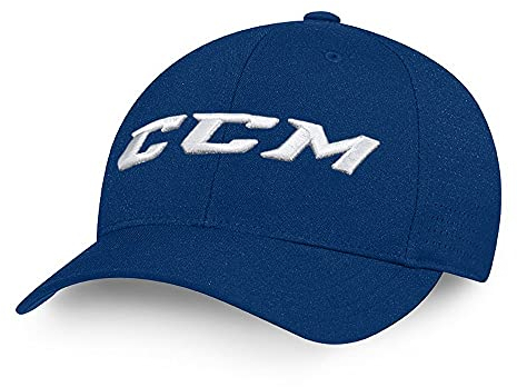 CCM Kappe Team Flexfit Cap, Dunkelblau, L/XL