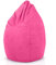 Green Bean Sitzsack mit Rückenlehne 60x60x90cm - Indoor Sitzkissen 220L Füllung Kuschelig Waschbar - Bean Bag Bodenkissen Lounge Chair Sitzhocker - Pink