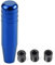 Aramox Auto Schaltknauf Tuning Universal, 5,1 Zoll Aluminiumlegierung Auto Manuelle Schaltknöpfe Schaltknüppel Schaltkopf Griff Schalthebel 13 cm(Blau)