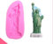 ausuky Moule en silicone Statue de la Liberté pour décoration de gâteau au chocolat fondant moule de plâtre