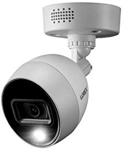 Lorex 4K Indoor/Outdoor Ultra HD Motion Detected Wired Security Surveillance Add-On Bullet Camera - with IR Night Vision and Long Range