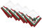 Elrene Home Fashions Villeroy & Boch Toy's Delight Weihnachtsservietten, Feiertagsservietten, 43,2 x 43,2 cm, 4 Stück