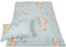 Kinder Bettwäsche 2-TLG (100x135cm / 40x60cm) Bettdecken Set, 100% Baumwolle - Babybettwäsche mit Motiv - Bärchen Blau