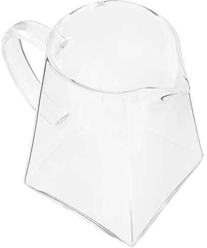 Zerodeko Square Glass Tea Gongfu Sharing Pitcher Kung Fu Tea Pitcher Clear Teapots Glass Frothing Pitcher Ceramic Cups for Tea Cooking Pot Bedside Water Pitcher Stove Large Office
