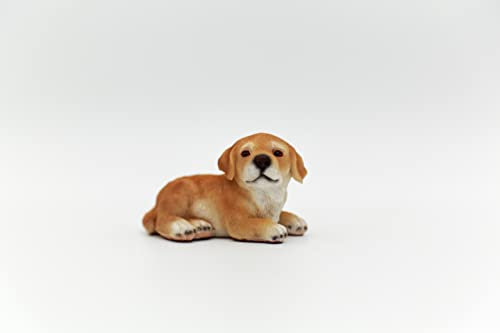 DecoTrend GmbH Dekofigur Kleiner Hund Hellbraun liegend 7,5x5x4,5cm