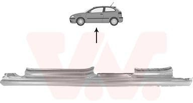 VAN WEZEL Einstiegsblech 4917103 Links | Kompatibel mit: SEAT CORDOBA, IBIZA III