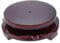 Warmhm Rustic Wood Pedestal Stand - Round Riser Tray with Swivel Base for Indoor Bonsai & Low Plant Aquarium (8CM)
