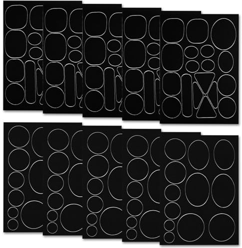 10pcs Down Jacket Repair Daunenjacken Reparaturflicken, selbstklebender Pufferjacken Reparaturflicken Daunenjacken Reparaturband waschbar, Daunenjackenflicken verschiedene Formen