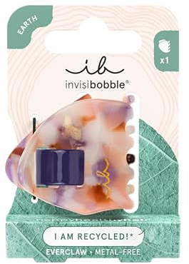 invisibobble EVERCLAW Mini Recycled Kleine Haarklammer I Umweltfreundliche, metallfreie Haarspange I Haarspange Klein Sicherer Halt & haarschonend