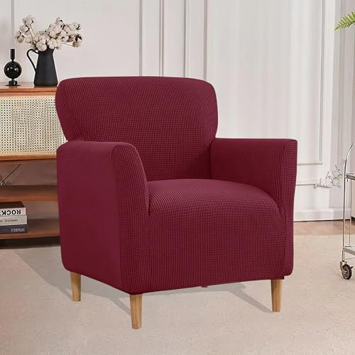 WSKCXHD Sofa Abdeckung Ecksofa Waschbar Sofa Überzug rutschfest Sofabezug All-Inclusive Sofaüberwürfe Schutz Für Wohnzimmer Und Möbel Couch Überwurf Extravaganza Red Wine