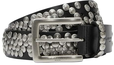 LIEBESKIND Berlin Belt H 38mm 95 STUDDED BELTS Washed Leather black