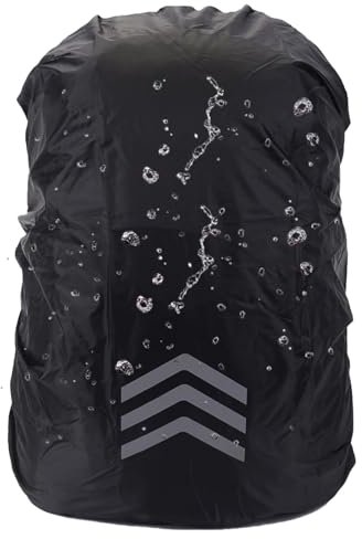 VIKY® Regenschutz Rucksack wasserdichte, Regenschutz für Rucksäcke (18-55L), Reflektierende Rucksack Regenschutz, Regenhülle Rucksack, Rucksack Regenschutzhülle für Wandern Camping Radfahren