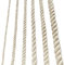 Baumwollseil, dick, weiß, 4 mm, Terrassen-Seil für Garten, Makramee, Pflanzenaufhänger-Set (25 m)