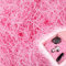 Füllmaterial Geschenk, 100g Osternest Füllung, Raffia Geschreddertes Papier, Papierschnitzel für die Osterdekoration Korbfüllung und Geschenkverpackung (Rosa)