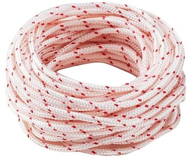 10 Meters 4.0mm Starterseil für Rasenmäher,Hochwertige Seilzug,Rücklaufstarterseil Ersatzseil Kompatibel mit Craftsman Husqvarna Stihl Kettensägen Rasenmäher Trimmer,Rückstoßstarterseil Zugschnur,Rope