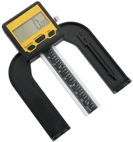 Professionale LCD Digital Profondimetro Costruzione In Lega di Alluminio Per Uso Multifunzionale In Edificio E Lavoro Meccanico