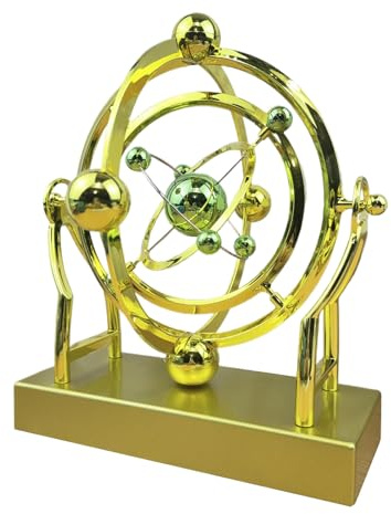 PERPETUAL MOVILE DESK POETTO - Modelo Cinético Físico Celeste, Pantalla De Mesa De Oficina Decorativa | Gadgets Mecánico Oscilante Para Los Apasionados De La Ciencia, Ornamento Educativo Para Salón De