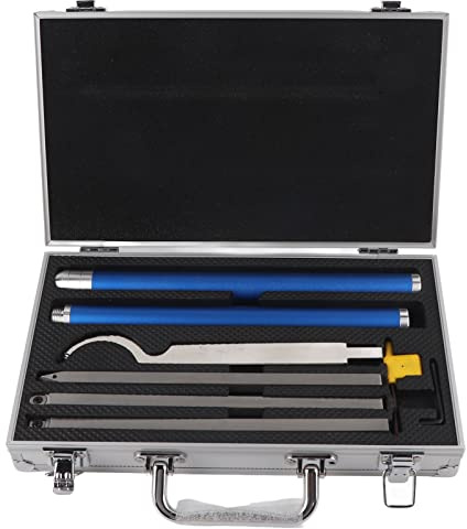 Drehstahl Set für Holz, Aluminium Griff, 4 - teiliges Drechsel Werkzeug Set, Wendeschneidplatten - Langlebige Hartmetall Klinge, Ergonomisches Design, Für Hobby und Profi
