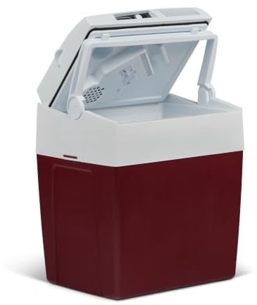 Mobicool ME27 Glacière électrique 26L – 12V et 230V – Glacière de camping portable pour voiture, camping-car, camion et voyages en plein air – Réfrigération fiable pour le déplacement – Bleu