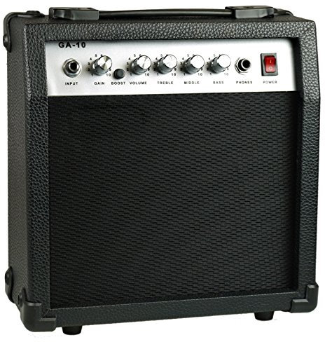 RockJam RJ10W AMP 10 W Guitar Amplifier - Black