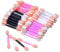 Einweg Lidschatten Applikator Lidschattenpinsel, 100 Stück, Multicolor