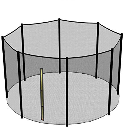 Greenbay Trampolinnetz Ersatznetz für Trampolin 10FT - 305cm – 8 Stangen…