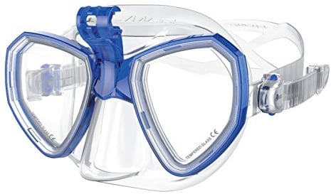 SALVIMAR Trinity Tauchmaske, Bleu/Clair, Adult