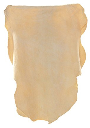 Car Natural Chamois Cleaning Cloth, RIVERLAKE Genuine Deerskin Leather Auto Car Wash Drying Towel,Super Absorbent,3 Available Sizes. (S:20''x12'' - 1PACK)