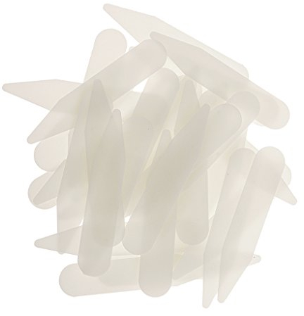 FITYLE F 200er Set Kragenstäbchen Kragenstege Kragen Stäbchen für Hemdkragen Herren Hemd, Beige, 5x1cm