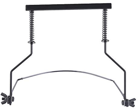 10 Loch Mundharmonika Halter, Einstellbarer Metall Mundharmonika Halterung Mundharmonika Freisprechhalter mit Anti-Kratz-Schutzrohren für 10-LochMundharmonika