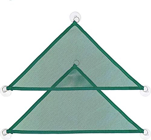 KUDES Hängematte mit Bartagamen, 2 Stück, Reptilien-Hängematte, Liege, Leiter, Eidechse, Hängebett, Käfigzubehör, Terrarien, Lebensraumdekoration für Bartagamen, Geckos, Eidechsen, Reptilienschlangen
