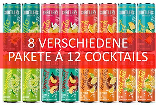 Shatler´s Cocktail - Paket (8 x 12 x 0,25l) inkl. 24EUR Dosenpfand