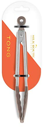 Silk Route Home's Stainless Steel & Silicone Food Tong