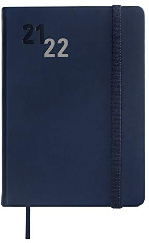 Finocam Kalender 2021 2022 1 Tag Seite September 2021 August 2022 12 Monate M4 118 x 168 Natural Croma Blau Spanisch