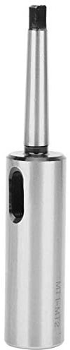 Taper Drill Sleeve, Morse Taper Adapter MT1-MT2 Exterior Treatment Metal Made for Lathe Milling Hardware Tool,Reducing sleeve and connecting rod