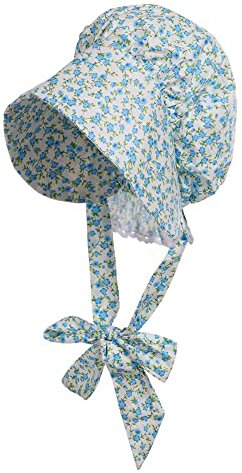 GRACEART Mütze für Erwachsene, Damen, Mädchen, 99,99 % Baumwolle, viktorianischer Pionier, Prärie, Haube, Mütze, B, Women Size