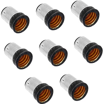 Baluue 8 Pcs Convert Lamp Head Adpter for E14 Lamp Lampshade Adapter USB Light Bulb Light Bulb Adapter E17 Bulb Adapter Light Bulb Plug Adapter Screw Plastic Spiral E12